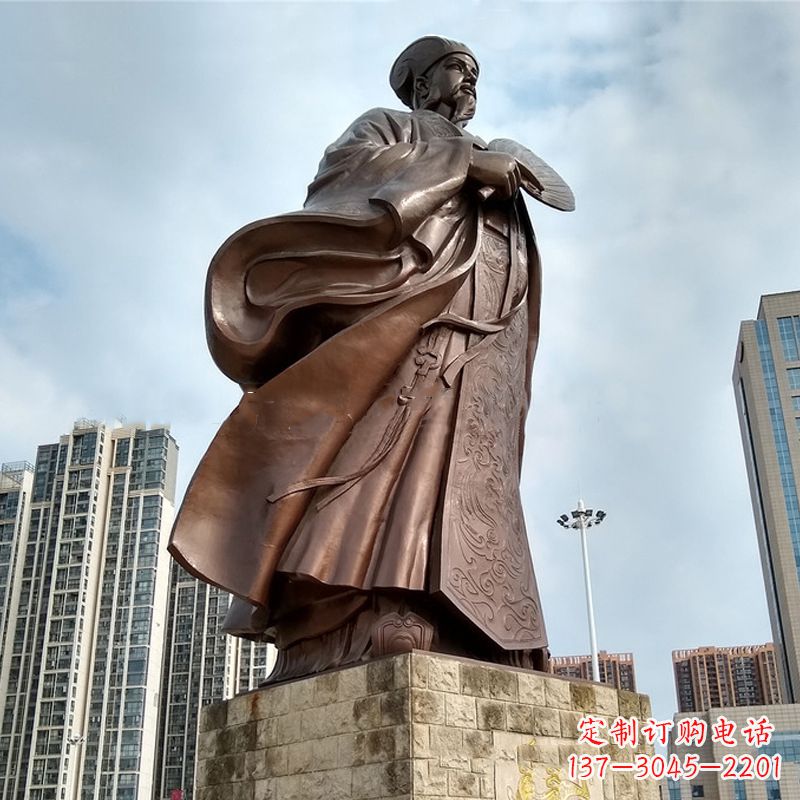 山东珍贵的雕塑艺术--诸葛亮卧龙先生