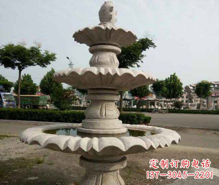 山东精美的喷泉石雕塑