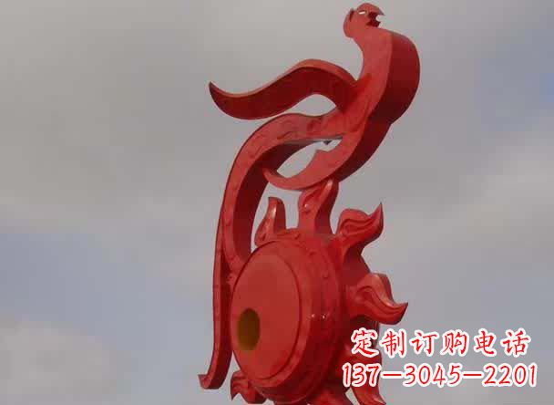 山东精美凤凰不锈钢雕塑