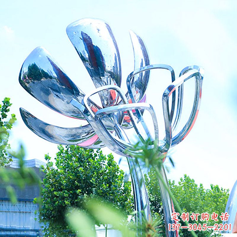 山东精美不锈钢玫瑰雕塑