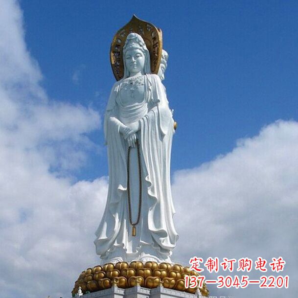 山东观音石雕大型景观雕塑