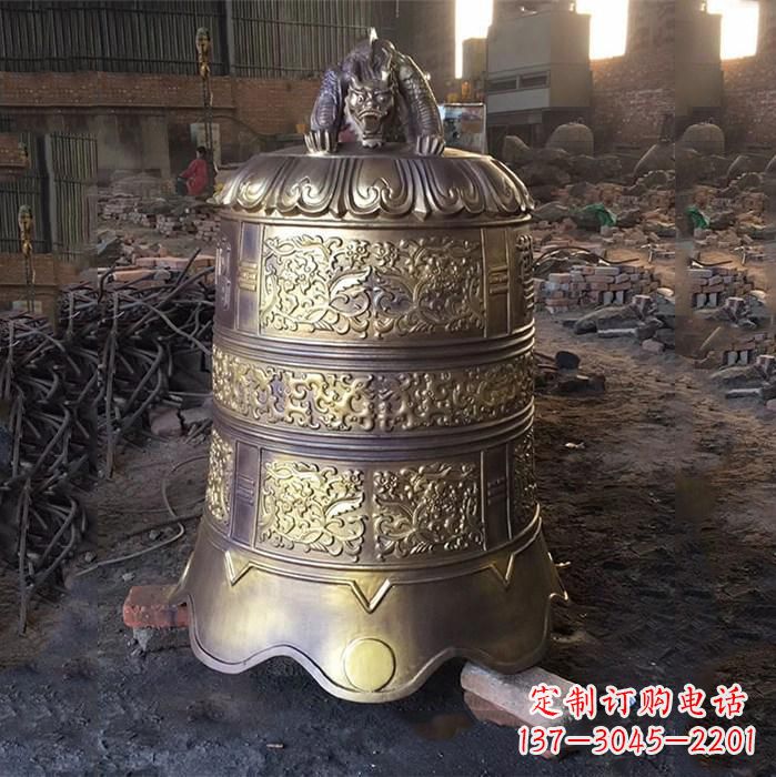 山东大型警示铜钟