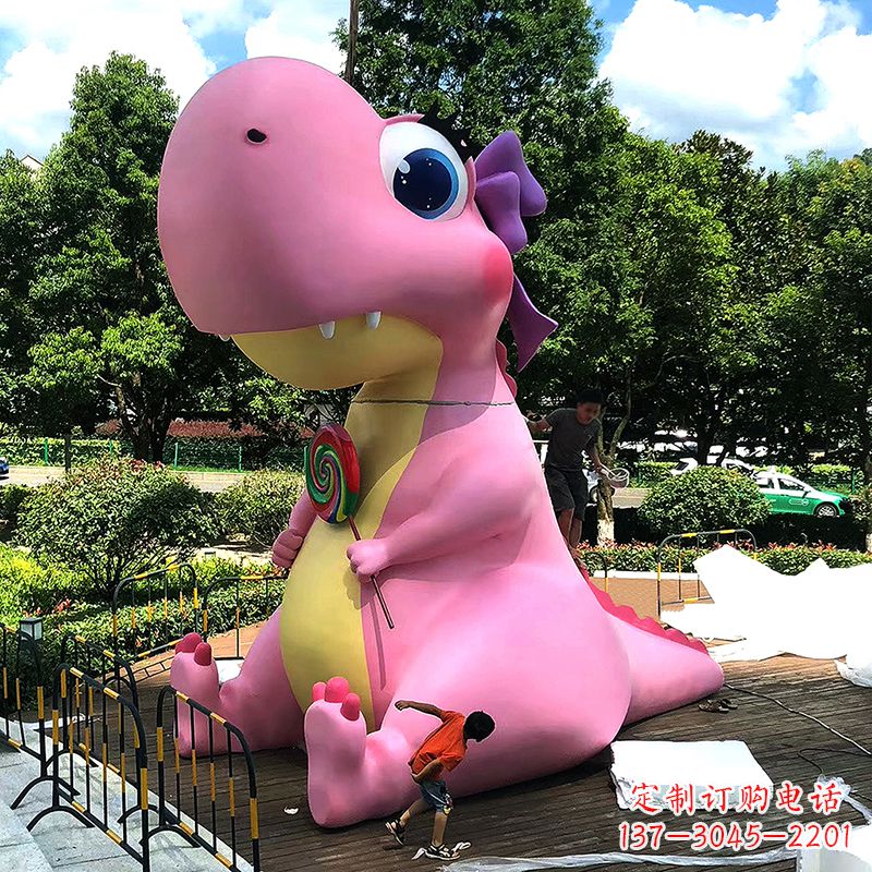 山东恐龙大型雕塑景观