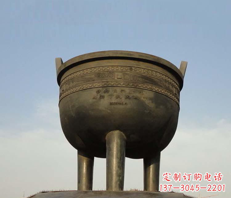 山东精美铜香炉雕塑