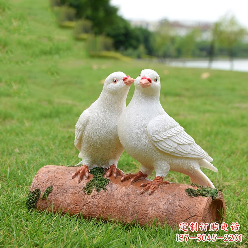 山东精美大型和平鸽雕塑