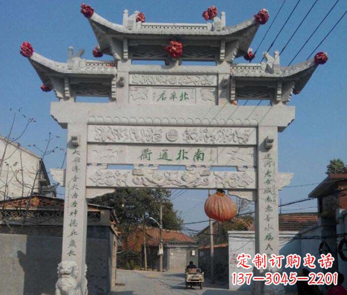 山东优质大理石牌坊雕塑