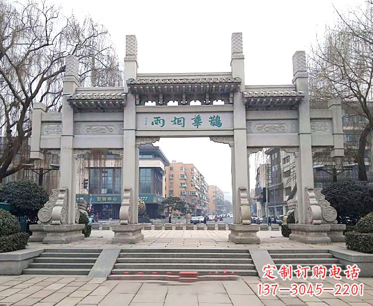 山东专业牌坊雕塑定制服务