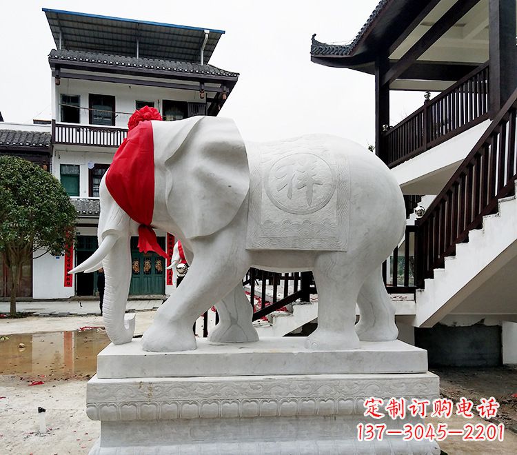 山东精致大象雕塑