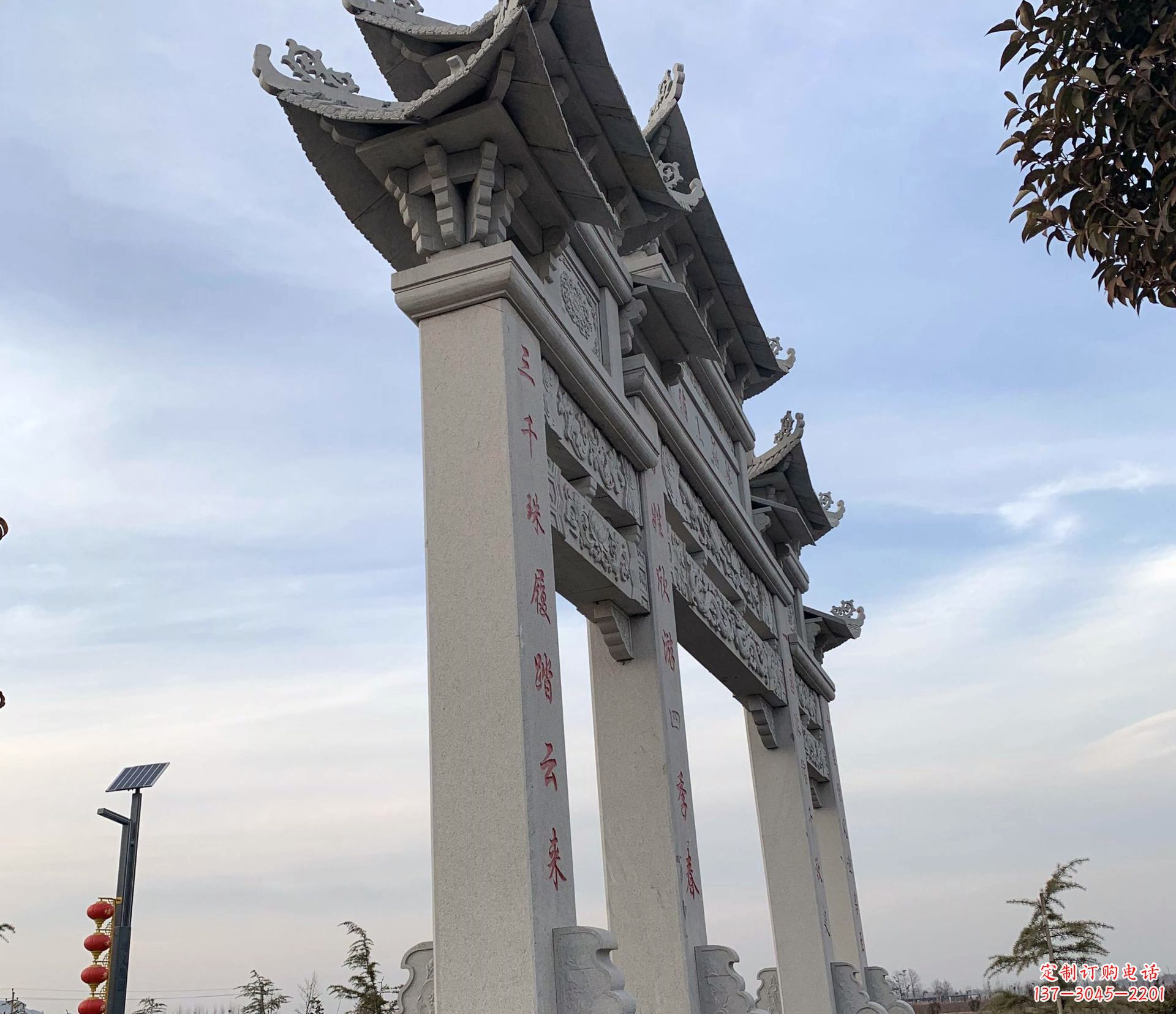 山东东艺石雕牌坊牌坊雕塑定制