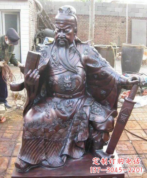 山东关公铜雕——象征着一份久远精神的传承