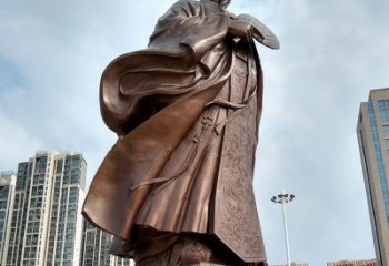 山东珍贵的雕塑艺术--诸葛亮卧龙先生