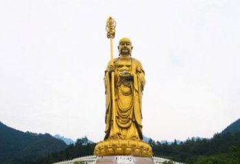 山东高端定制大型地藏菩萨铜雕