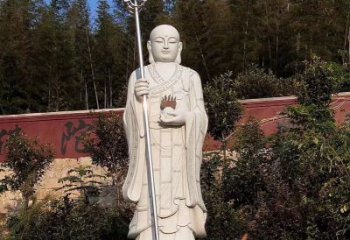 山东大型地藏王佛像石雕景观雕塑