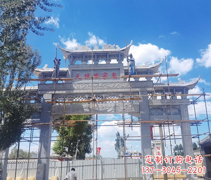山东牌坊雕塑品质精湛、精致耐看