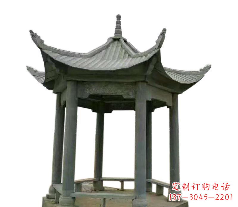 山东仿古石雕凉亭
