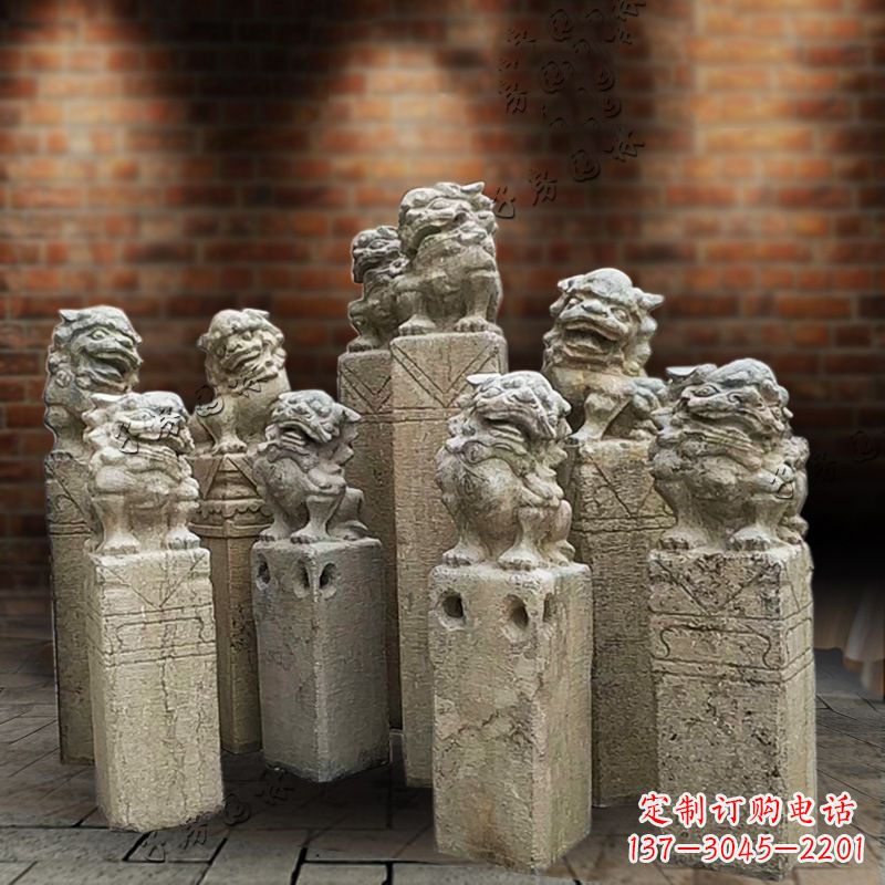 山东仿古栓马雕塑