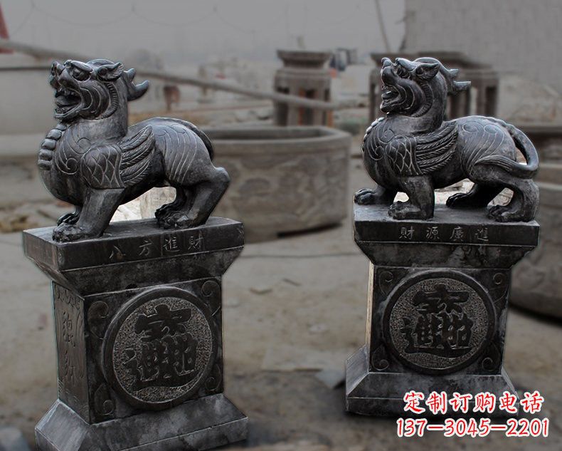 山东精美貔貅雕塑 带来繁荣进财