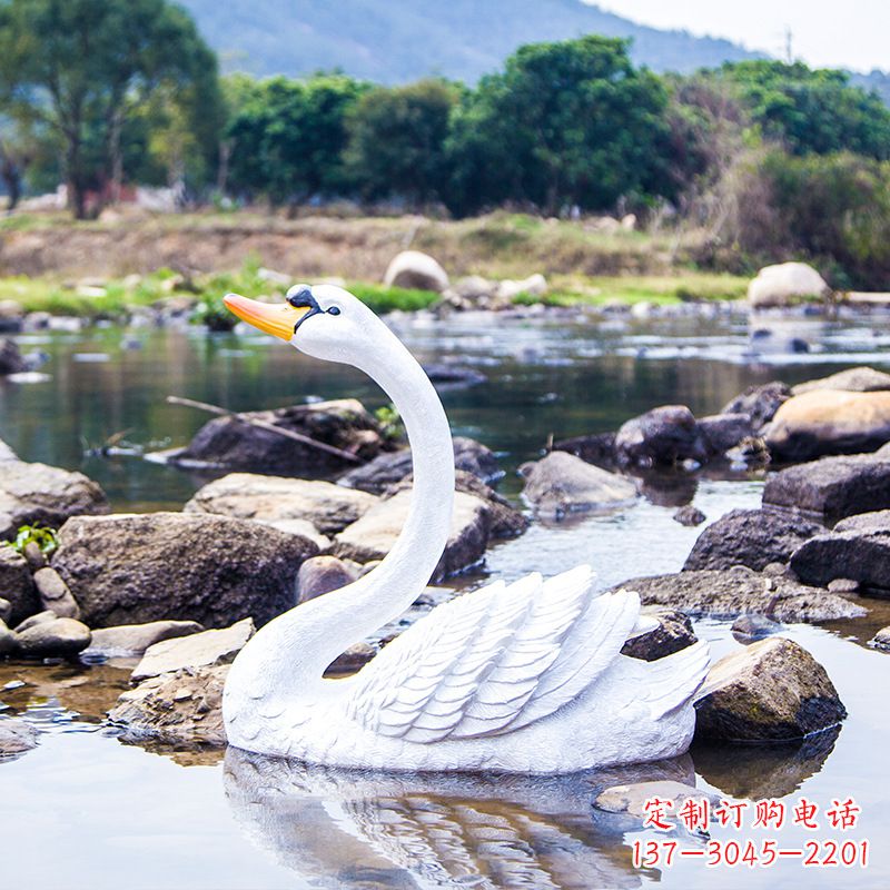 山东臻选天鹅雕塑，给你绝美的家庭美学