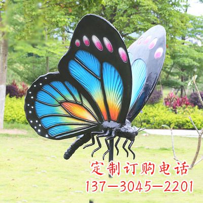 山东蓝蝴蝶雕塑-让你的室内空间焕发生机