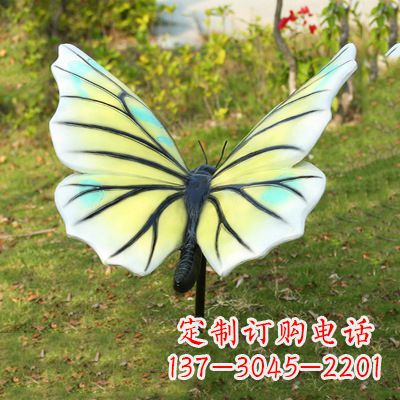 山东色彩丰富的仿真蝴蝶雕塑
