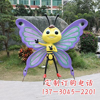 山东仿真蝴蝶雕塑,精致多彩、灵动优雅