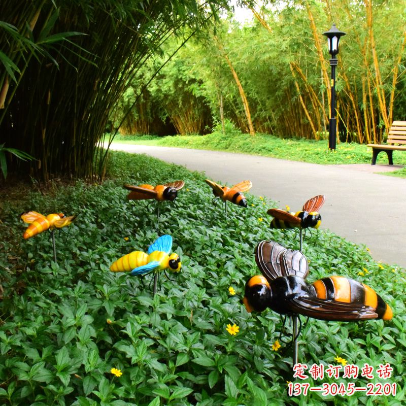 山东中领雕塑自然蜜蜂雕塑