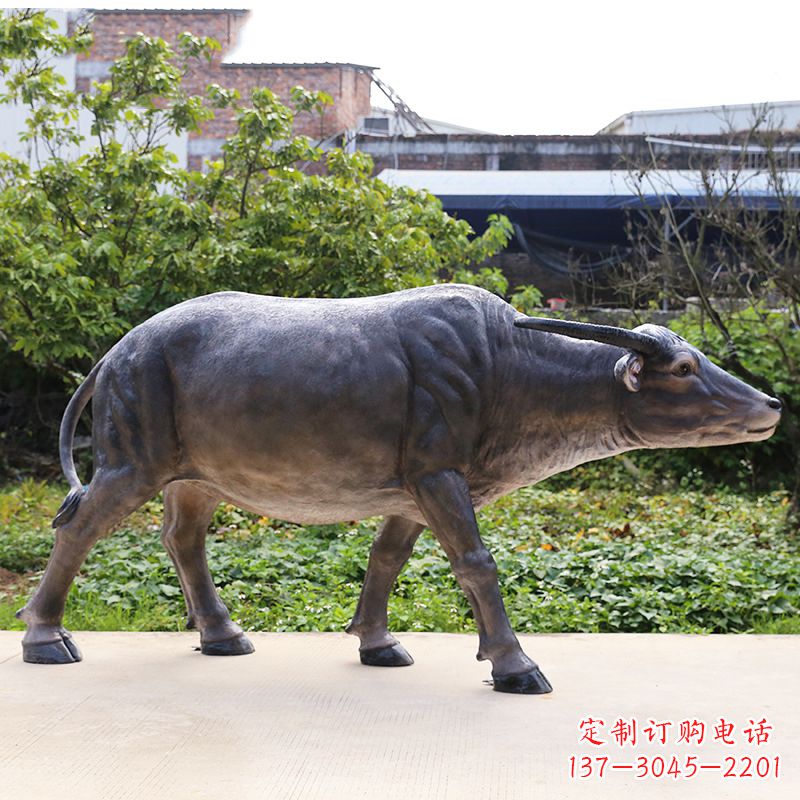 山东高品质仿真水牛雕塑