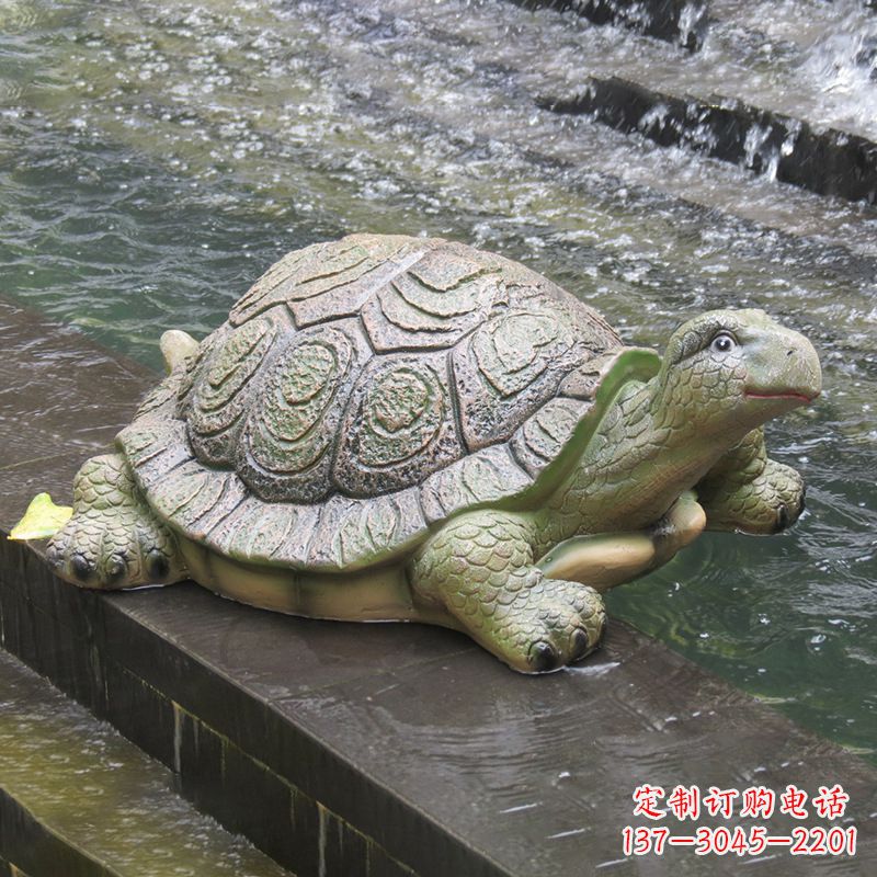 山东艺术精美 含蓄细腻的乌龟雕塑摆件