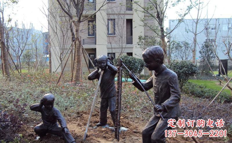山东中领雕塑 | 为儿童景观带来美好的铜雕塑