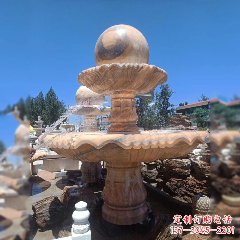 山东风水球水景