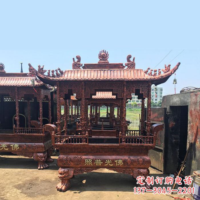 山东佛光普照香炉雕塑