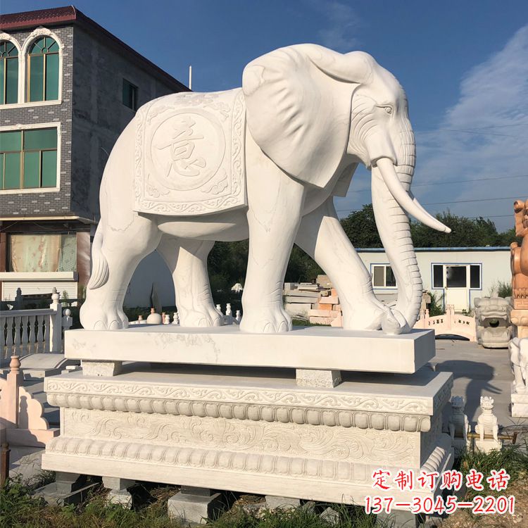 山东佛教石雕大象