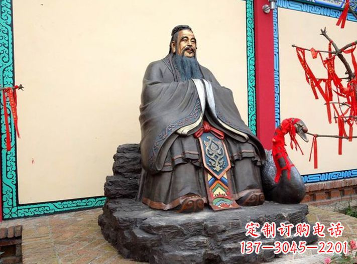 山东浮雕孔子行教