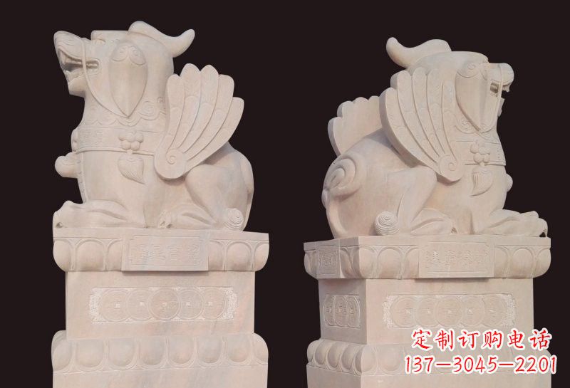 山东福星象征吉祥幸福高照貔貅石雕