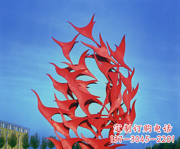 山东立体不锈钢大雁雕塑
