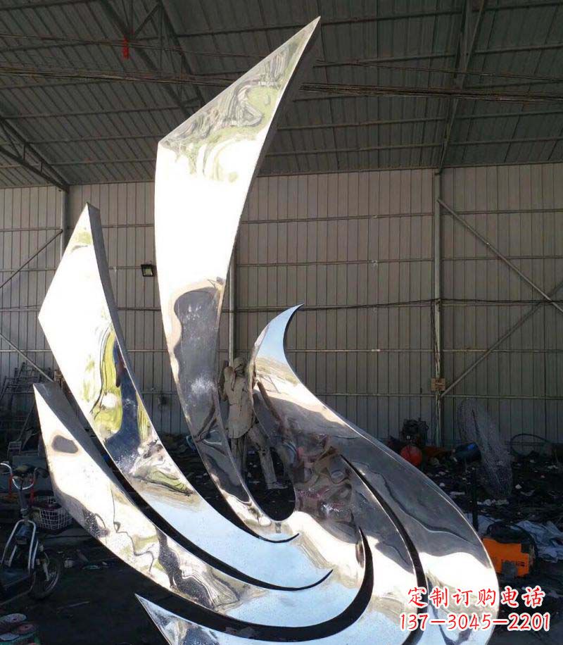 山东精巧不锈钢和平鸽雕塑