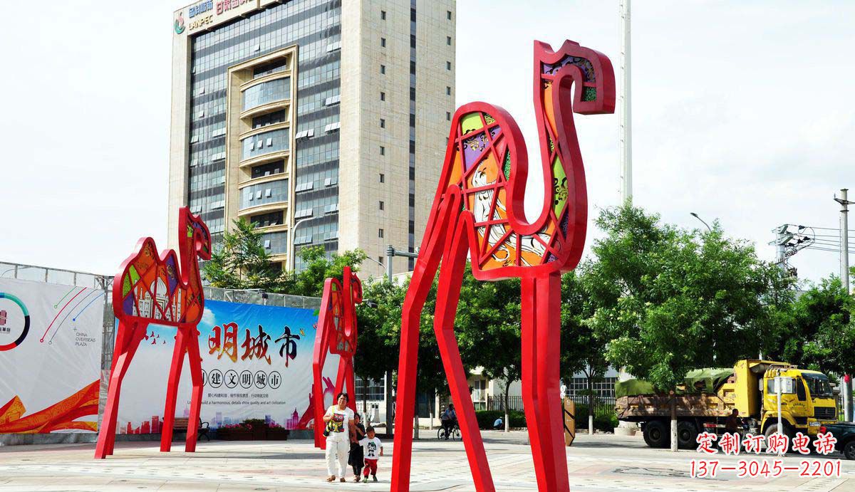 山东欣赏经典之美,拥有完美的高端骆驼雕塑