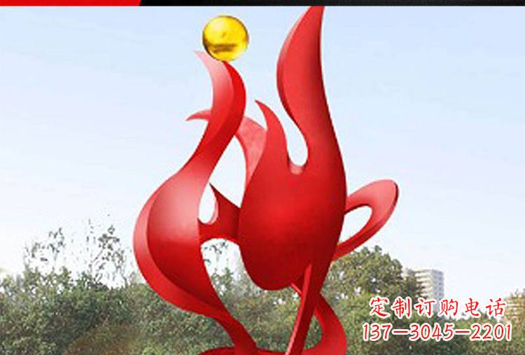 山东现代工艺不锈钢凤凰雕塑