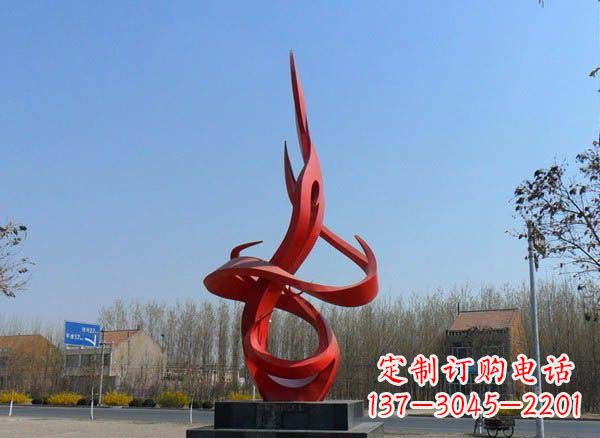 山东不锈钢火苗经典建筑雕塑