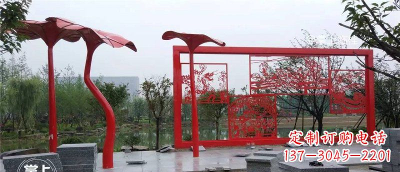 山东不锈钢龙凤雕塑