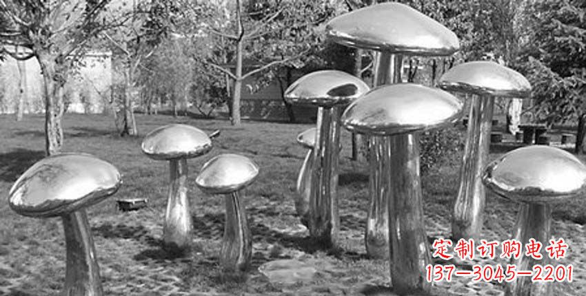 山东萌芽之美,蘑菇景观雕塑