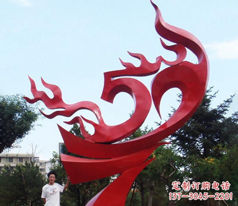 山东梦幻飘带景观雕塑