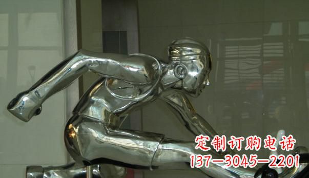 山东不锈钢运动员雕塑