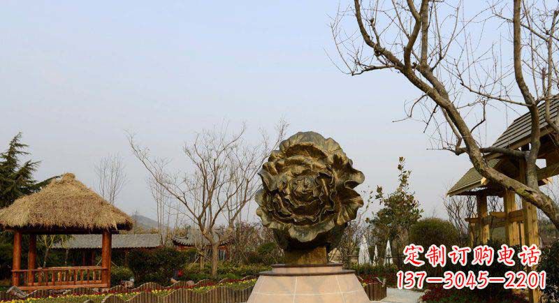 山东公园大白菜景观铜雕