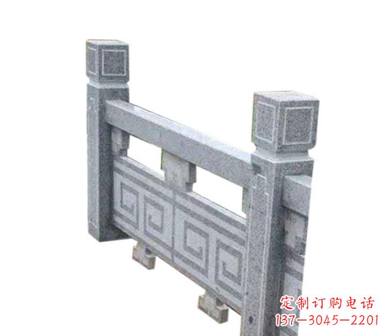 山东精美大理石护城河栏板雕塑
