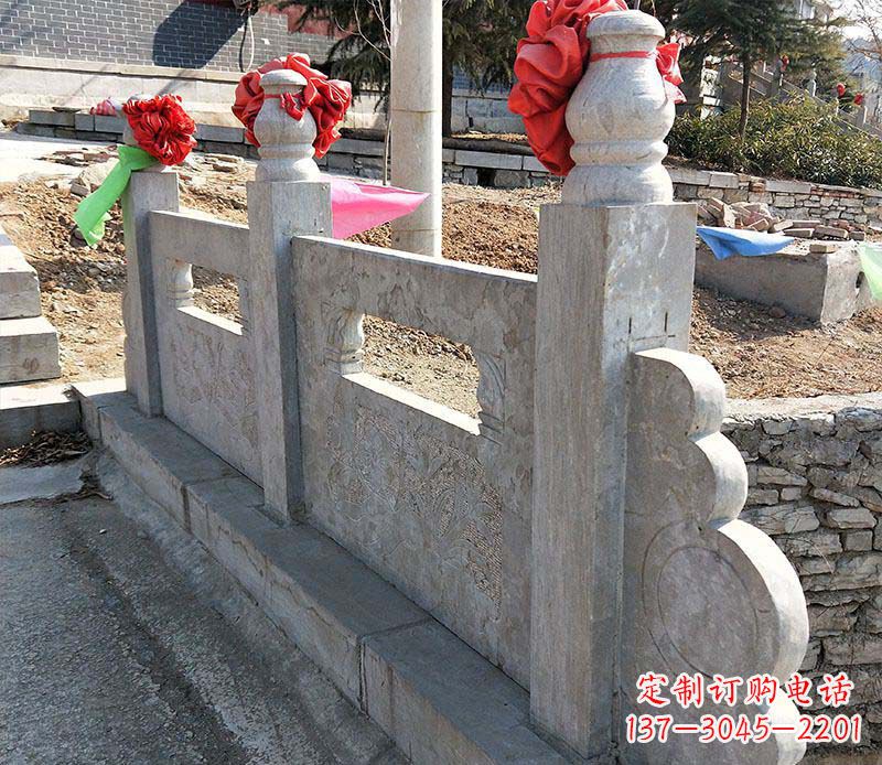 山东公园定制石栏板雕塑