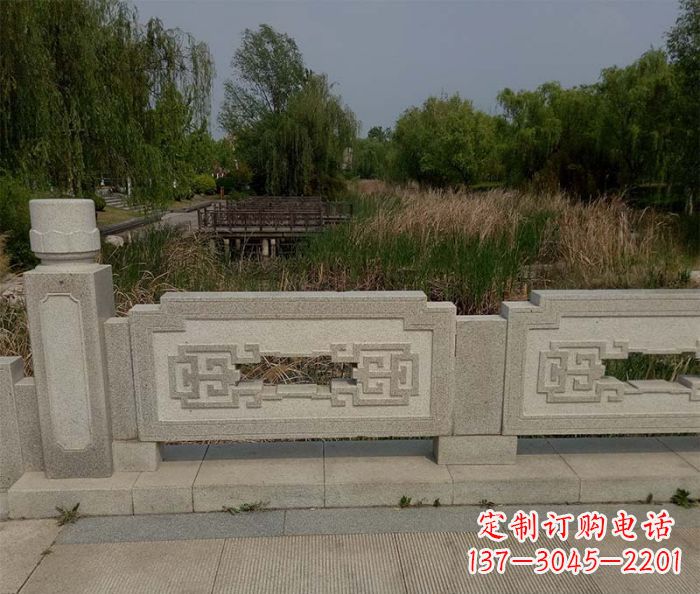 山东优雅大气的公园栏板雕塑