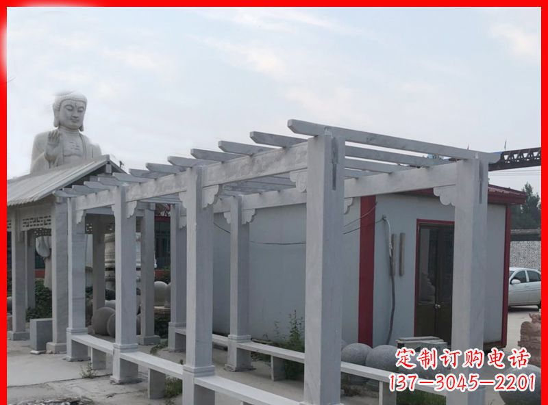 山东 专业定制公园大理石石雕长廊