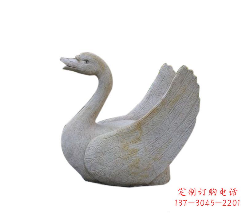 山东中领雕塑 | 天鹅石雕景观喷泉
