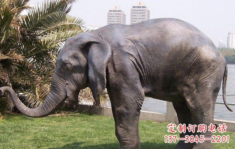 山东高品质铜质大象雕塑